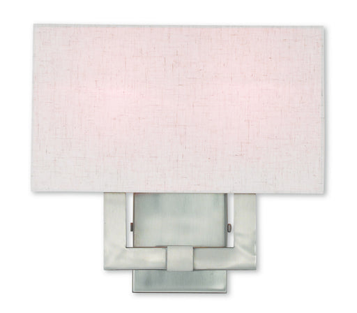 Livex Lighting - 52132-91 - Two Light Wall Sconce - Meridian - Brushed Nickel