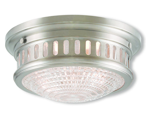 Livex Lighting - 73051-91 - Two Light Ceiling Mount - Berwick - Brushed Nickel