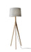 Adesso Home - 3208-12 - Floor Lamp - Eden - Natural Ash Wood
