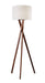 Adesso Home - 3227-15 - Floor Lamp - Brooklyn - Walnut Wood
