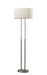 Adesso Home - 4016-22 - Two Light Floor Lamp - Duet - Brushed Steel