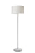 Adesso Home - 6237-02 - Floor Lamp - Oslo - White Metal