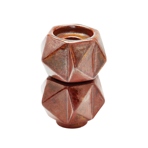 ELK Home - 857133/S2 - Candle Holder - Ceramic Star - Russet Bronze