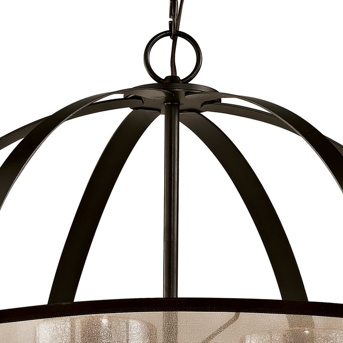 Four Light Chandelier from the Diffusion collection in Oil Rubbed Bronze finish
