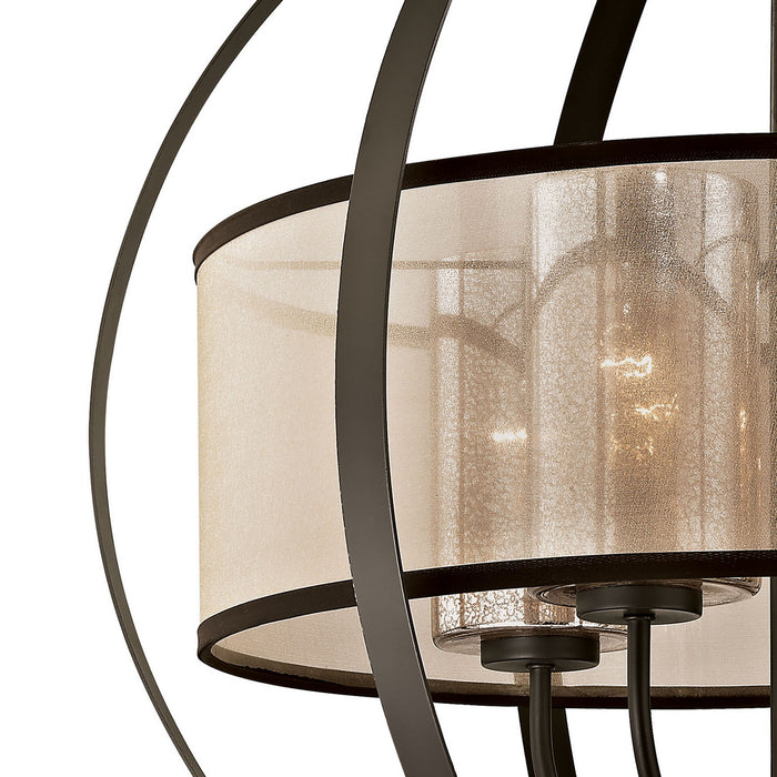 LED Chandelier from the Diffusion collection in Oil Rubbed Bronze finish