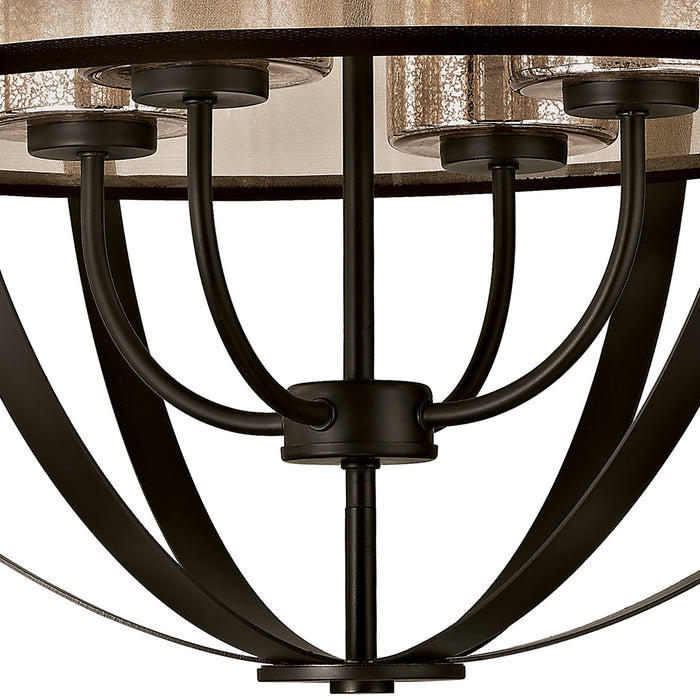 LED Chandelier from the Diffusion collection in Oil Rubbed Bronze finish