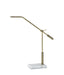 Adesso Home - 4128-21 - LED Desk Lamp - Vera - White Marble