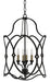 Currey and Company - 9000-0024 - Four Light Lantern - Charisma - French Black