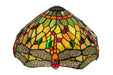 Meyda Tiffany - 10504 - Shade - Tiffany Hanginghead Dragonfly - Orange Greenr