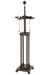 Meyda Tiffany - 177345 - Two Light Table Base Hardware - Column Mission - Mahogany Bronze