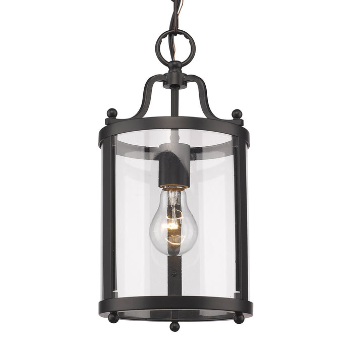 One Light Mini Pendant from the Payton collection in Matte Black finish