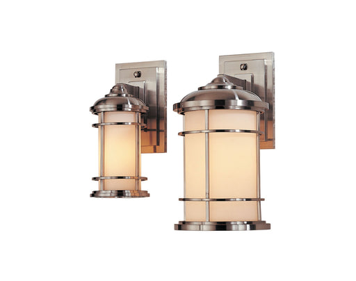 Generation Lighting - OL2200BS - One Light Outdoor Wall Lantern - Lighthouse - Brushed Steel