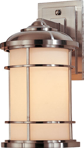 Generation Lighting - OL2201BS - One Light Outdoor Wall Lantern - Lighthouse - Brushed Steel