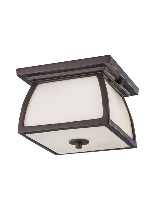 Generation Lighting - OL8513ORB - Two Light Outdoor Flush Mount - Wright House - Oil Rubbed Bronze