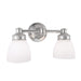 Norwell Lighting - 8792-CH-OP - Two Light Wall Sconce - Spencer 2 Light Sconce - Chrome