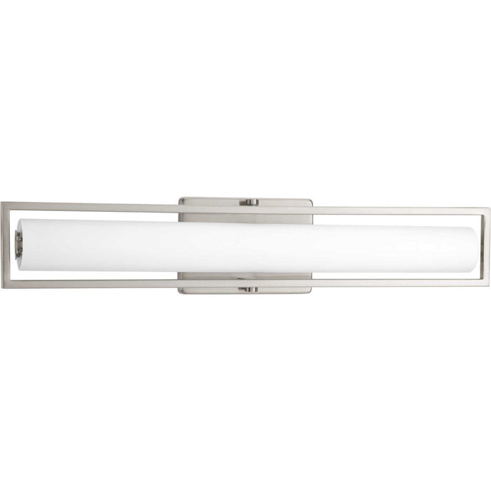 One Light Bath from the Frame collection in Brushed Nickel finish
