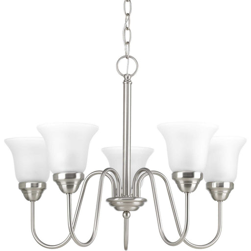 Progress Lighting - P4757-09 - Five Light Chandelier - Classic - Brushed Nickel