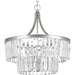 Progress Lighting - P5321-134 - Five Light Pendant - Glimmer - Silver Ridge