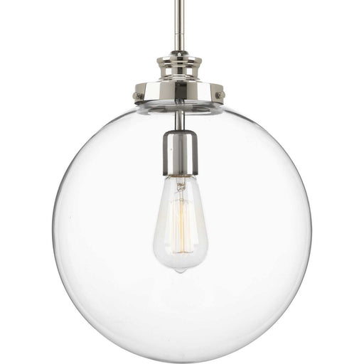 Progress Lighting - P5328-104 - One Light Pendant - Penn - Polished Nickel