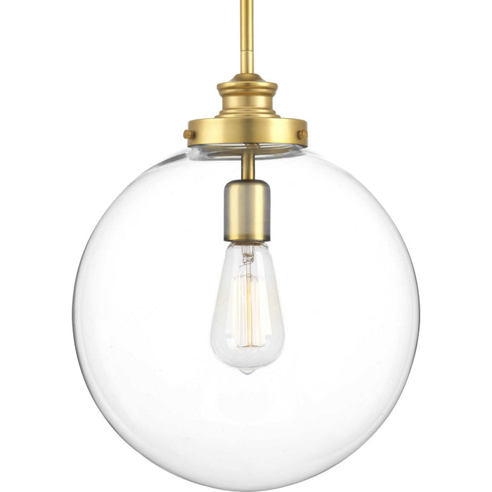 Progress Lighting - P5328-137 - One Light Pendant - Penn - Natural Brass