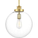 Progress Lighting - P5328-137 - One Light Pendant - Penn - Natural Brass