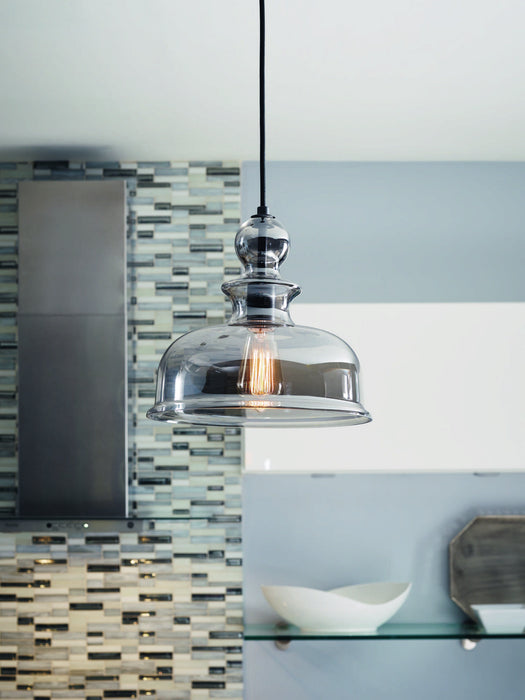 One Light Pendant from the Staunton collection in Graphite finish
