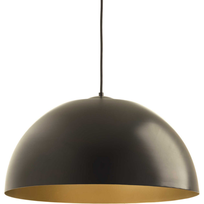 LED Pendant from the Dome collection in Antique Bronze finish