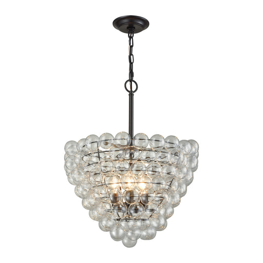 ELK Home - D3146 - Three Light Chandelier - Cuvee - Clear, Oil Rubbed Bronze, Oil Rubbed Bronze