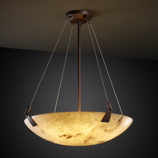 Justice Designs - FAL-9641-35-DBRZ-LED3-3000 - LED Pendant - LumenAria - Dark Bronze
