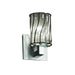 Justice Designs - WGL-8921-10-SWCB-NCKL - Wall Sconce - Wire Glass™ - Brushed Nickel