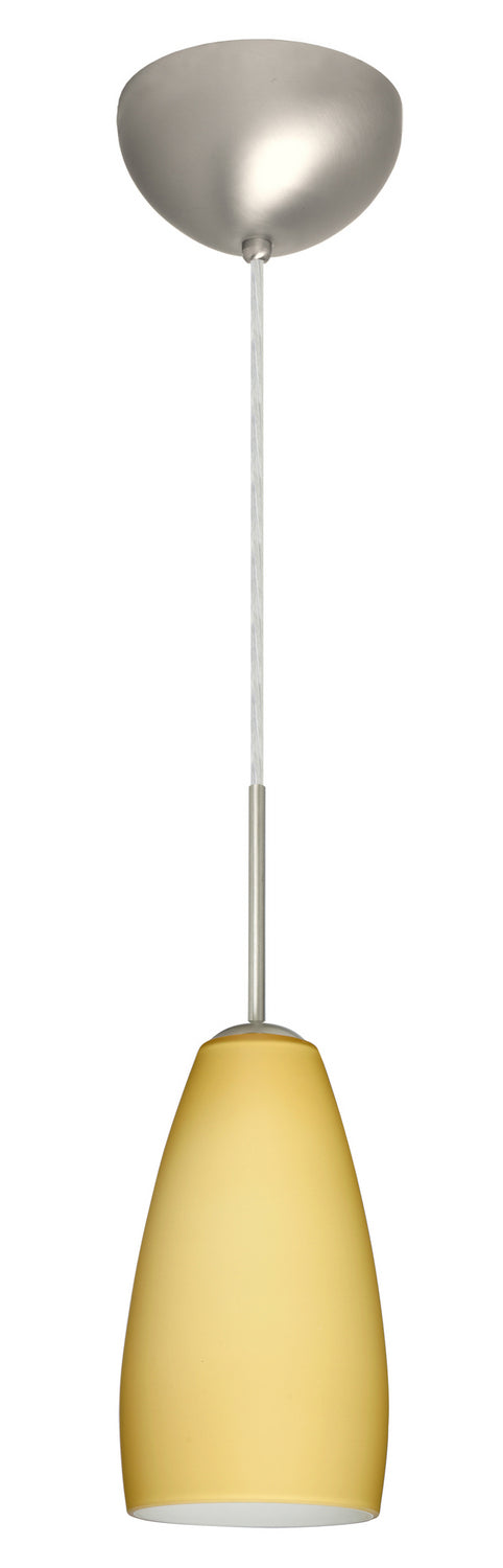 Besa - 1BC-1509VM-MED-SN - One Light Pendant - Chrissy - Satin Nickel