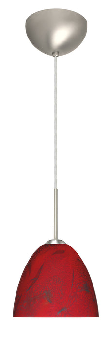 Besa - 1BC-7572MA-MED-SN - One Light Pendant - Sasha - Satin Nickel