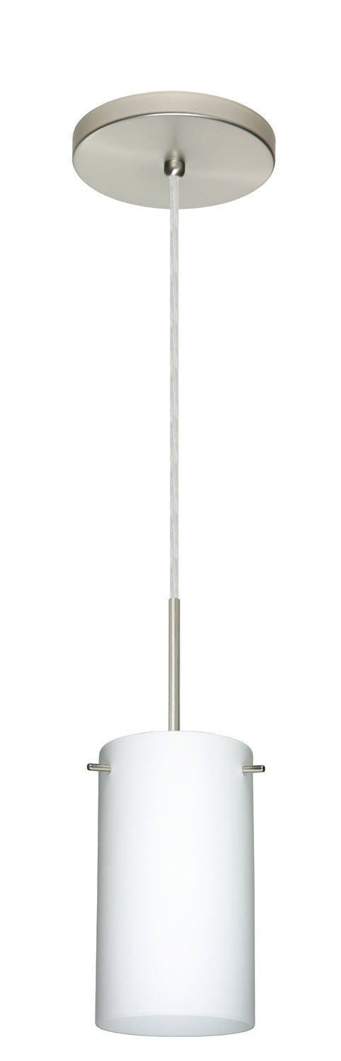 Besa - 1BT-440407-LED-SN - One Light Pendant - Stilo - Satin Nickel