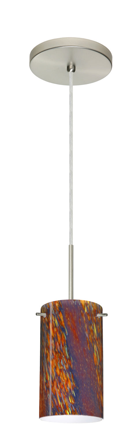 Besa - 1BT-4404CE-LED-SN - One Light Pendant - Stilo - Satin Nickel