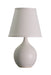 House of Troy - GS50-WM - One Light Table Lamp - Scatchard - White Matte