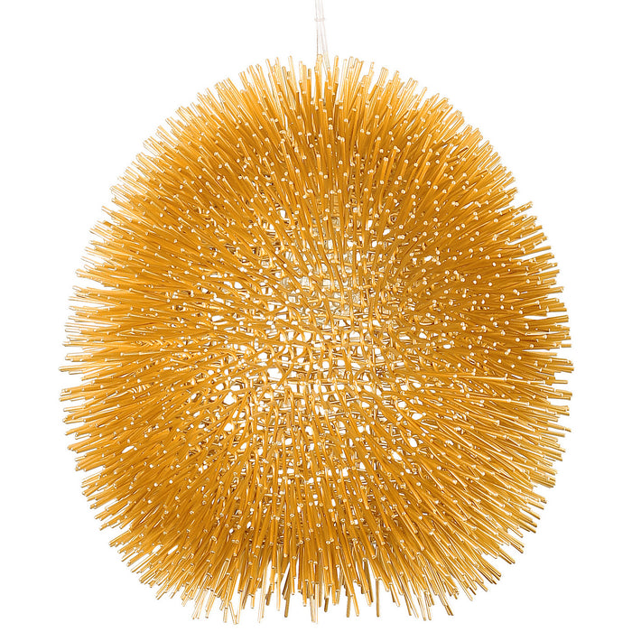 One Light Pendant from the Urchin collection in Gold finish