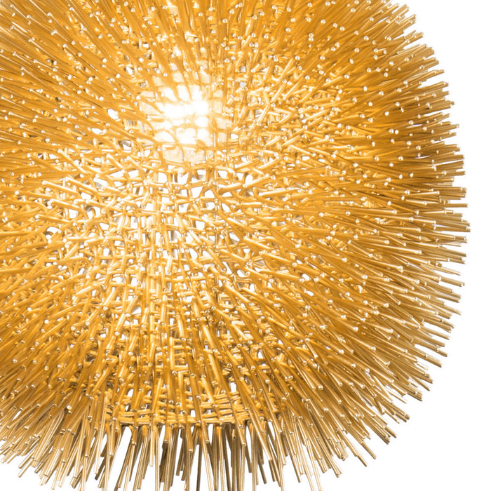 One Light Pendant from the Urchin collection in Gold finish
