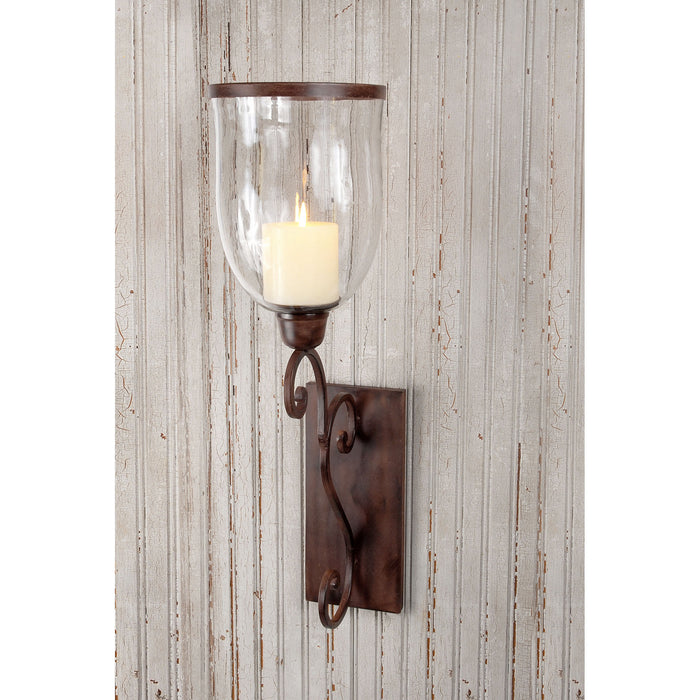 Wall Sconce from the Montana collection in Clear, Montana Rustic, Montana Rustic finish