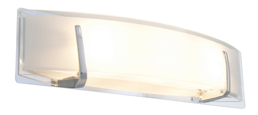DVI Lighting - DVP8193CH-OP - LED Vanity - Hyperion - Chrome w/ Half Opal Glass