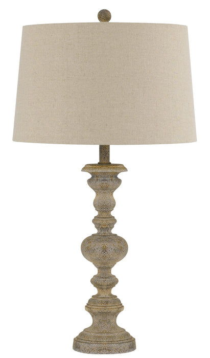 Cal Lighting - BO-2709TB-2 - Two Light Table Lamp - Walham - Antique Ivory Crackle