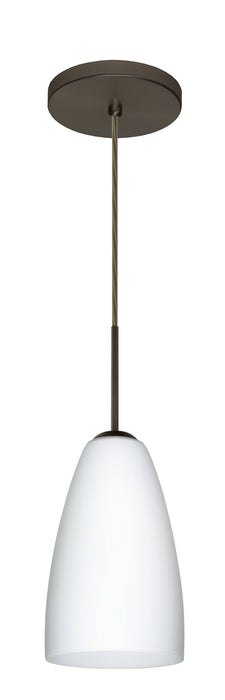 Besa - 1JT-151107-LED-BR - One Light Pendant - Riva - Bronze