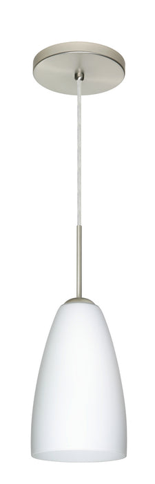 Besa - 1JT-151107-LED-SN - One Light Pendant - Riva - Satin Nickel
