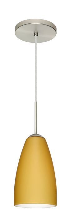 Besa - 1JT-1511VM-LED-SN - One Light Pendant - Riva - Satin Nickel