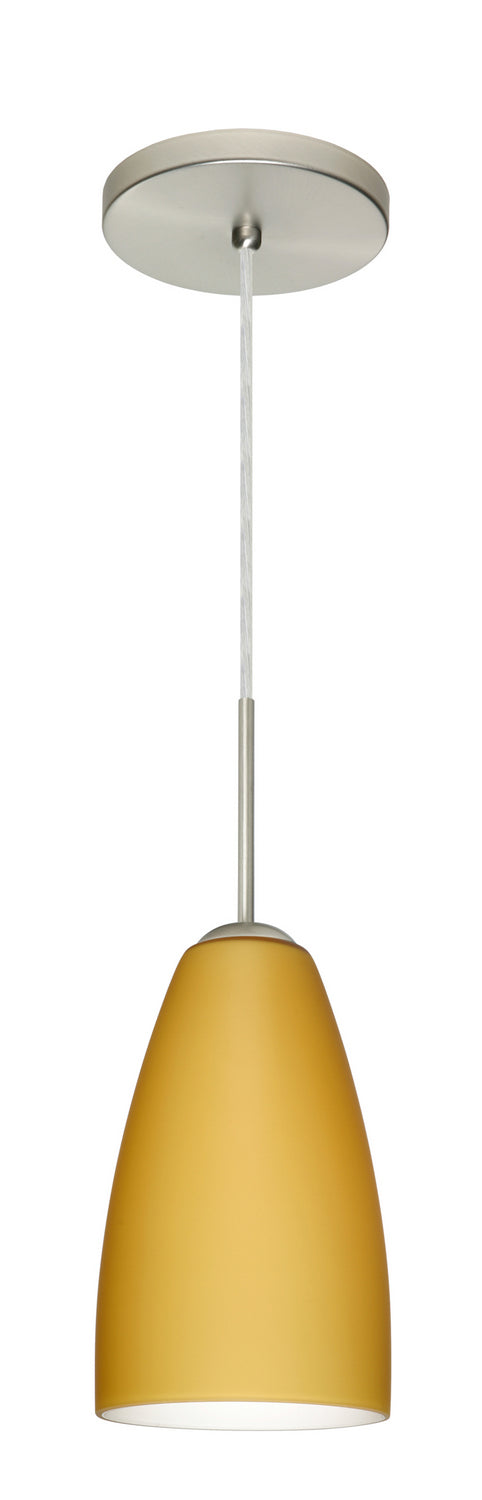 Besa - 1JT-1511VM-LED-SN - One Light Pendant - Riva - Satin Nickel