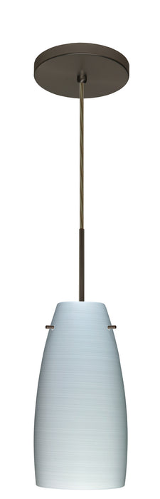 Besa - 1JT-1512KR-LED-BR - One Light Pendant - Tao - Bronze