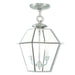 Livex Lighting - 2285-91 - Two Light Outdoor Pendant - Westover - Brushed Nickel
