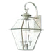 Livex Lighting - 2381-91 - Three Light Outdoor Wall Lantern - Westover - Brushed Nickel