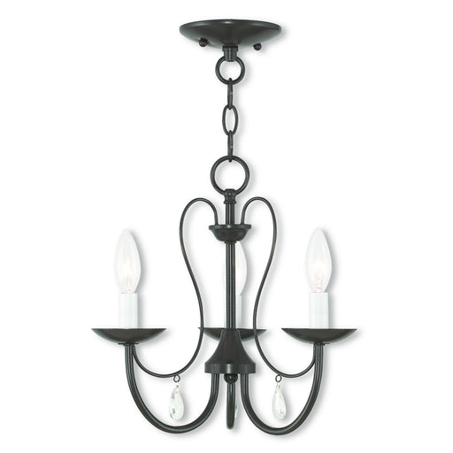 Livex Lighting - 40863-92 - Three Light Chandelier - Mirabella - English Bronze