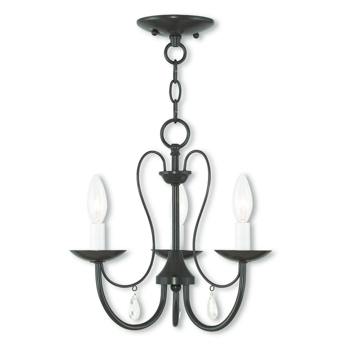 Livex Lighting - 40863-92 - Three Light Chandelier - Mirabella - English Bronze