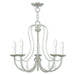 Livex Lighting - 40865-91 - Five Light Chandelier - Mirabella - Brushed Nickel